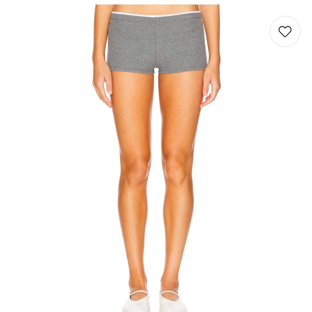 Gray Mini Shorts